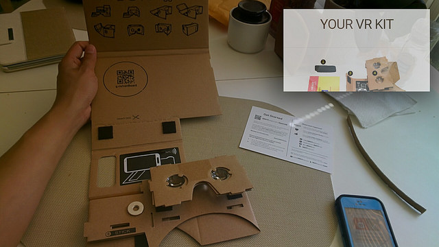 Unboxing Google Cardboard